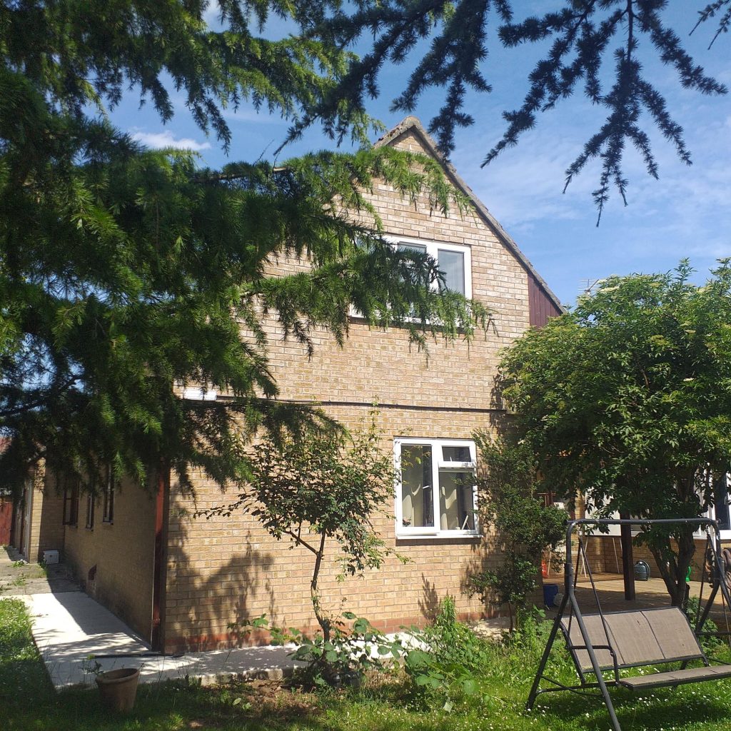 Back exterior of Mill Lane residential home Cambridge