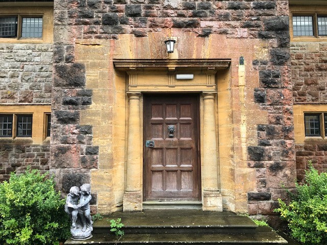 Main door of Craig Y Parc