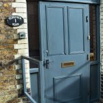 Front door of Florfield residential home London