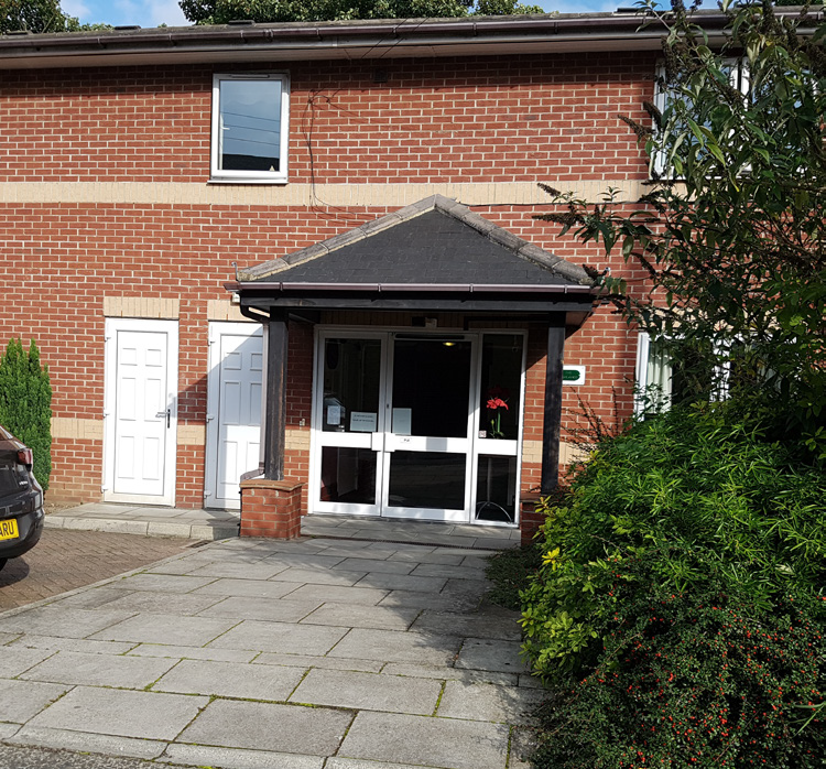 Front exterior of The Highlands residential home Chester-le-Street