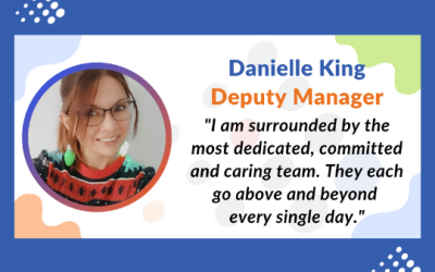 Danielle King swaps hospital shifts for daily fun at Stanway Villa.