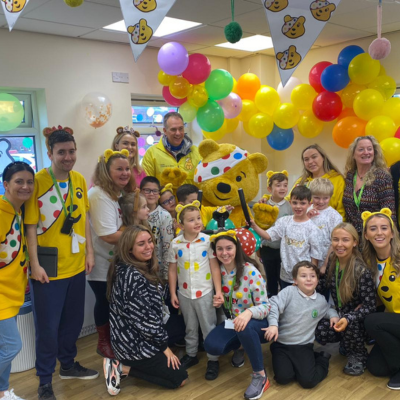 Cavendish School staff and students Children in Need Day